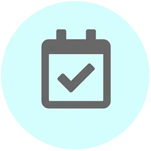 calendar icon. Orthodontic